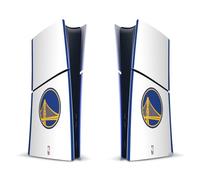 Head Case Designs sous Licence Officielle NBA Design Blanc Golden State Warriors Logo Vinyle Autocollant De Jeu Peau Autocollant Compatible avec Sony PlayStation 5 PS5 Slim Digital Edition Console