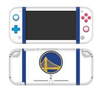 Head Case Designs sous Licence Officielle NBA Design Blanc Golden State Warriors Logo Vinyle Autocollant De Jeu Peau Autocollant Couverture Compatible avec Nintendo Switch Lite