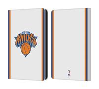 Head Case Designs sous Licence Officielle NBA Design Blanc New York Knicks Logo Étui Portefeuille en Cuir Compatible avec Amazon Kindle 11th Gen (2024)