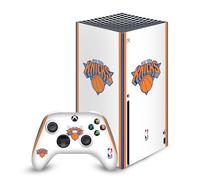 Head Case Designs sous Licence Officielle NBA Design Blanc New York Knicks Logo Vinyle Autocollant De Jeu Peau Autocollant Couverture Compatible avec Xbox Series X