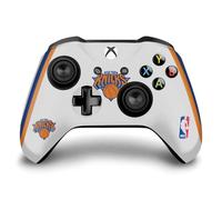 Head Case Designs sous Licence Officielle NBA Design Blanc New York Knicks Logo Vinyle Autocollant De Jeu Peau Autocollant Couverture Compatible avec Xbox One S/X Controller