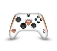 Head Case Designs sous Licence Officielle NBA Design Blanc New York Knicks Logo Vinyle Autocollant De Jeu Peau Autocollant Couverture Compatible avec Xbox Series X/S Controller