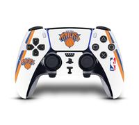 Head Case Designs sous Licence Officielle NBA Design Blanc New York Knicks Logo Vinyle Autocollant De Jeu Peau Autocollant Couverture Compatible avec Sony PlayStation 5 PS5 DualSense Edge Controller