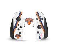 Head Case Designs sous Licence Officielle NBA Design Blanc New York Knicks Logo Vinyle Autocollant De Jeu Peau Autocollant Couverture Compatible avec Nintendo Switch Joy-Con Controller