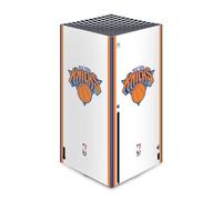 Head Case Designs sous Licence Officielle NBA Design Blanc New York Knicks Logo Vinyle Autocollant De Jeu Peau Autocollant Couverture Compatible avec Xbox Series X Console