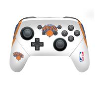 Head Case Designs sous Licence Officielle NBA Design Blanc New York Knicks Logo Vinyle Autocollant De Jeu Peau Autocollant Couverture Compatible avec Nintendo Switch Pro Controller