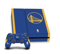 Head Case Designs sous Licence Officielle NBA Design Bleu Golden State Warriors Logo Vinyle Autocollant De Jeu Peau Compatible avec Sony PlayStation 4 PS4 Console and DualShock 4 Controller Bundle