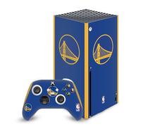 Head Case Designs sous Licence Officielle NBA Design Bleu Golden State Warriors Logo Vinyle Autocollant De Jeu Peau Autocollant Couverture Compatible avec Xbox Series X