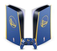 Head Case Designs sous Licence Officielle NBA Design Bleu Golden State Warriors Logo Vinyle Plaque Frontale Autocollant De Jeu Peau Autocollant Couverture Compatible avec Sony PS5 Digital & DualSense