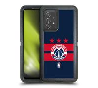 Head Case Designs sous Licence Officielle NBA Design Bleu Marine Logo Washington Wizards Étui Antichoc Ultra-Blindé Compatible avec Galaxy A52 / A52s / 5G (2021)