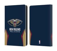 Head Case Designs sous Licence Officielle NBA Design Bleu Marine New Orleans Pelicans Logo Étui Portefeuille en Cuir Compatible avec Amazon Kindle 11th Gen 6in 2022