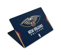 Head Case Designs sous Licence Officielle NBA Design Bleu Marine New Orleans Pelicans Logo Vinyle Autocollant Peau Autocollant Couverture Compatible avec Apple MacBook Air 15" M2 2023
