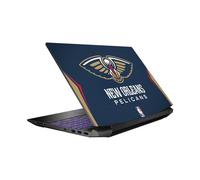 Head Case Designs sous Licence Officielle NBA Design Bleu Marine New Orleans Pelicans Logo Vinyle Autocollant Peau Autocollant Couverture Compatible avec HP Pavilion 15.6" 15-dk0047TX