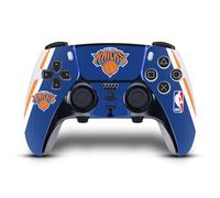 Head Case Designs sous Licence Officielle NBA Design Bleu New York Knicks Logo Vinyle Autocollant De Jeu Peau Autocollant Couverture Compatible avec Sony PlayStation 5 PS5 DualSense Edge Controller