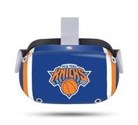 Head Case Designs sous Licence Officielle NBA Design Bleu New York Knicks Logo Vinyle Autocollant Peau Autocollant Couverture Compatible avec Meta Quest 2