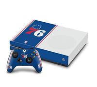 Head Case Designs sous Licence Officielle NBA Design Bleu Philadelphia 76ers Logo Vinyle Autocollant De Jeu Peau Autocollant Couverture Compatible avec Xbox One S Console and Controller Bundle