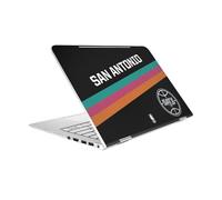 Head Case Designs sous Licence Officielle NBA Design Fiesta Noir San Antonio Spurs Logo Vinyle Autocollant Peau Autocollant Couverture Compatible avec HP Spectre Pro X360 G2