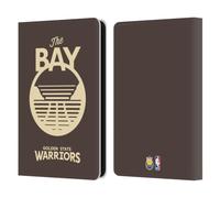 Head Case Designs sous Licence Officielle NBA Design Marron Golden State Warriors Logo Étui Portefeuille en Cuir Compatible avec Amazon Kindle 11th Gen 6in 2022