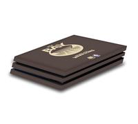Head Case Designs sous Licence Officielle NBA Design Marron Golden State Warriors Logo Vinyle Autocollant De Jeu Peau Autocollant Couverture Compatible avec Sony PlayStation 4 PS4 Pro Console