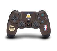 Head Case Designs sous Licence Officielle NBA Design Marron Golden State Warriors Logo Vinyle Autocollant De Jeu Peau Autocollant Compatible avec Sony PlayStation 4 PS4 DualShock 4 Controller