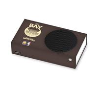 Head Case Designs sous Licence Officielle NBA Design Marron Golden State Warriors Logo Vinyle Autocollant De Jeu Peau Autocollant Couverture Compatible avec Xbox Series S Console
