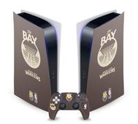 Head Case Designs sous Licence Officielle NBA Design Marron Golden State Warriors Logo Vinyle Plaque Frontale Autocollant De Jeu Peau Autocollant Compatible avec Sony PS5 Digital & DualSense