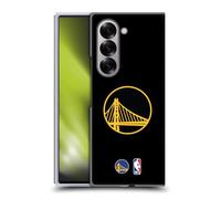 Head Case Designs sous Licence Officielle NBA Design Noir Golden State Warriors Logo Coque Dure pour l'arrière Compatible avec Samsung Galaxy Z Fold6
