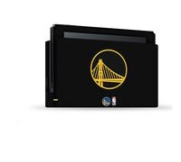 Head Case Designs sous Licence Officielle NBA Design Noir Golden State Warriors Logo Vinyle Autocollant De Jeu Peau Autocollant Couverture Compatible avec Nintendo Switch Console & Dock