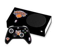 Head Case Designs sous Licence Officielle NBA Design Noir New York Knicks Logo Vinyle Autocollant De Jeu Peau Autocollant Couverture Compatible avec Xbox Series S Console and Controller Bundle