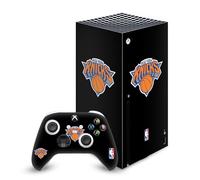 Head Case Designs sous Licence Officielle NBA Design Noir New York Knicks Logo Vinyle Autocollant De Jeu Peau Autocollant Couverture Compatible avec Xbox Series X