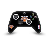 Head Case Designs sous Licence Officielle NBA Design Noir New York Knicks Logo Vinyle Autocollant De Jeu Peau Autocollant Couverture Compatible avec Xbox Series X/S Controller