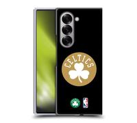 Head Case Designs sous Licence Officielle NBA Design Noir Or Boston Celtics Logo Coque Dure pour l'arrière Compatible avec Samsung Galaxy Z Fold6