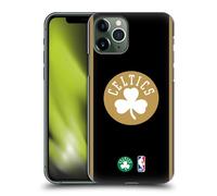 Head Case Designs sous Licence Officielle NBA Design Noir Or Boston Celtics Logo Coque Dure pour l'arrière Compatible avec Apple iPhone 11 Pro