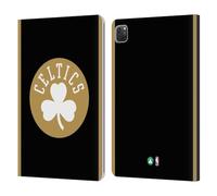 Head Case Designs sous Licence Officielle NBA Design Noir Or Boston Celtics Logo Étui Portefeuille en Cuir Compatible avec Apple iPad Pro 11 2020/2021 / 2022