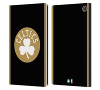 Head Case Designs sous Licence Officielle NBA Design Noir Or Boston Celtics Logo Étui Portefeuille en Cuir Compatible avec Amazon Fire Max 11 2023