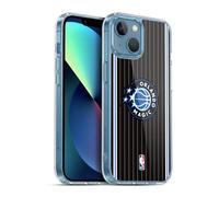 Head Case Designs sous Licence Officielle NBA Design Noir Orlando Magic Logo Coque en Gel [Protection de Qualité Militaire] Compatible avec Apple iPhone 13 Mini Et Compatible avec MagSafe