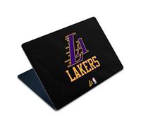 Head Case Designs sous Licence Officielle NBA Design Noir & Violet Los Angeles Lakers Logo Vinyle Autocollant Peau Autocollant Couverture Compatible avec Apple MacBook Air 15" M2 2023