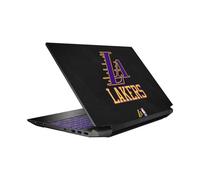 Head Case Designs sous Licence Officielle NBA Design Noir & Violet Los Angeles Lakers Logo Vinyle Autocollant Peau Autocollant Couverture Compatible avec HP Pavilion 15.6" 15-dk0047TX