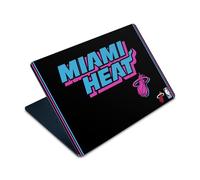 Head Case Designs sous Licence Officielle NBA Design Nuits Vice Noir Miami Heat Logo Vinyle Autocollant Peau Autocollant Couverture Compatible avec Apple MacBook Air 15" M2 2023