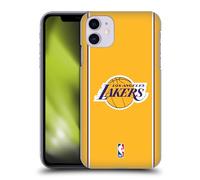 Head Case Designs sous Licence Officielle NBA Design Or Los Angeles Lakers Logo Coque Dure pour l'arrière Compatible avec Apple iPhone 11