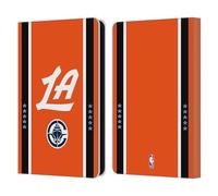 Head Case Designs sous Licence Officielle NBA Design Orange Los Angeles Clippers Logo Étui Portefeuille en Cuir Compatible avec Amazon Kindle 11th Gen (2024)