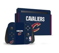 Head Case Designs sous Licence Officielle NBA Design Rétro Cleveland Cavaliers Logo Vinyle Autocollant De Jeu Peau Compatible avec Nintendo Switch Console & Dock & Joy-Con Controller Bundle