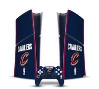 Head Case Designs Sous Licence Officielle NBA Design Rétro Cleveland Cavaliers Logo Vinyle Autocollant De Jeu Peau Compatible avec PlayStation 5 PS5 Slim Digital Edition Console & DualSense Controller