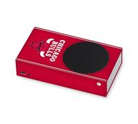 Head Case Designs sous Licence Officielle NBA Design Rouge Chicago Bulls Logo Vinyle Autocollant De Jeu Peau Autocollant Couverture Compatible avec Xbox Series S Console