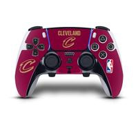 Head Case Designs sous Licence Officielle NBA Design Rouge Cleveland Cavaliers Logo Vinyle Autocollant De Jeu Peau Autocollant Compatible avec Sony PlayStation 5 PS5 DualSense Edge Controller