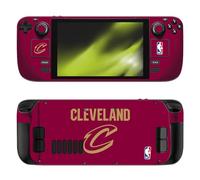 Head Case Designs sous Licence Officielle NBA Design Rouge Cleveland Cavaliers Logo Vinyle Autocollant Peau Autocollant Couverture Compatible avec Valve Steam Deck