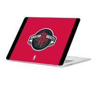 Head Case Designs sous Licence Officielle NBA Design Rouge Houston Rockets Logo Coque Ordinateur Portable Transparent Armure Cristal Compatible avec MacBook Air 13.6" A2681/A3113/A3240 2022/2024/2025