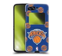 Head Case Designs sous Licence Officielle NBA Motifs New York Knicks Coque Dure pour l'arrière Compatible avec Motorola Razr 2022