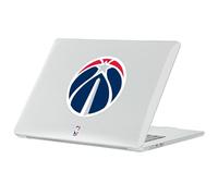 Head Case Designs sous Licence Officielle NBA Navy Blue Ball Logo Washington Wizards Coque Ordinateur Portable Transparent Pailleté Compatible avec MacBook Air 13.6" A2681/A3113/A3240 2022/2024/2025