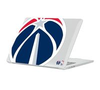Head Case Designs sous Licence Officielle NBA Oversized Ball Logo Washington Wizards Coque Ordinateur Portable Transparent Armure Compatible avec MacBook Air 13.6" A2681/A3113/A3240 2022/2024/2025